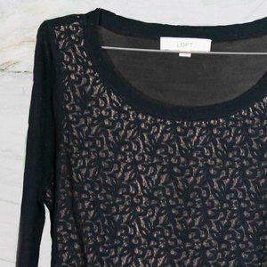 Gold and Black Loft Sweater